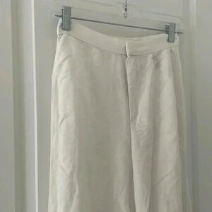 Linen White Pants